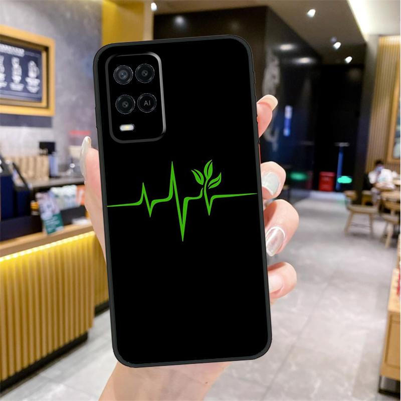Vegan Pattern Case For Oppo A74 A54 A94 A78 A98 A18 A60 A80 A40 A38 A58 A96 A76 A16 A15 A17 A57 A77 A5 Pro