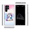 Милый чехол для телефона с единорогом для Samsung Galaxy S26 Ultra S25 Edge S24 S23 FE S21 Plus S20 S22 Чехол TPU Capa Shell Shockp