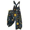 Женский летний комбинезон с цветочным принтом в винтажном стиле (Нерегулируемые ремни)