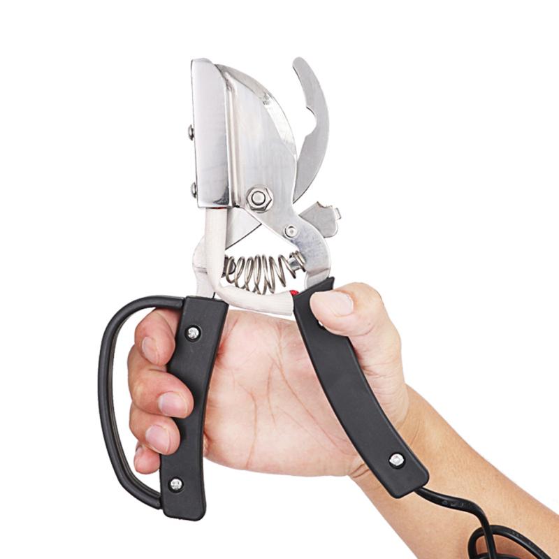 Бескровный хвостовой резак для поросенка, электрический нагревательный зажим, плоскогубцы для хвоста, для фермы