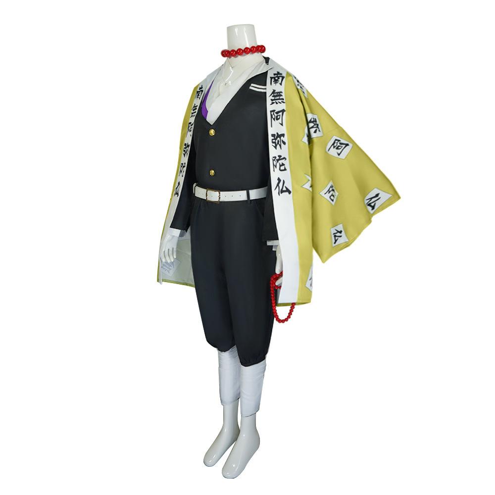 Demon Slayer Cosplay Gyomei Himejima Stone Hashira Uniform Costume
