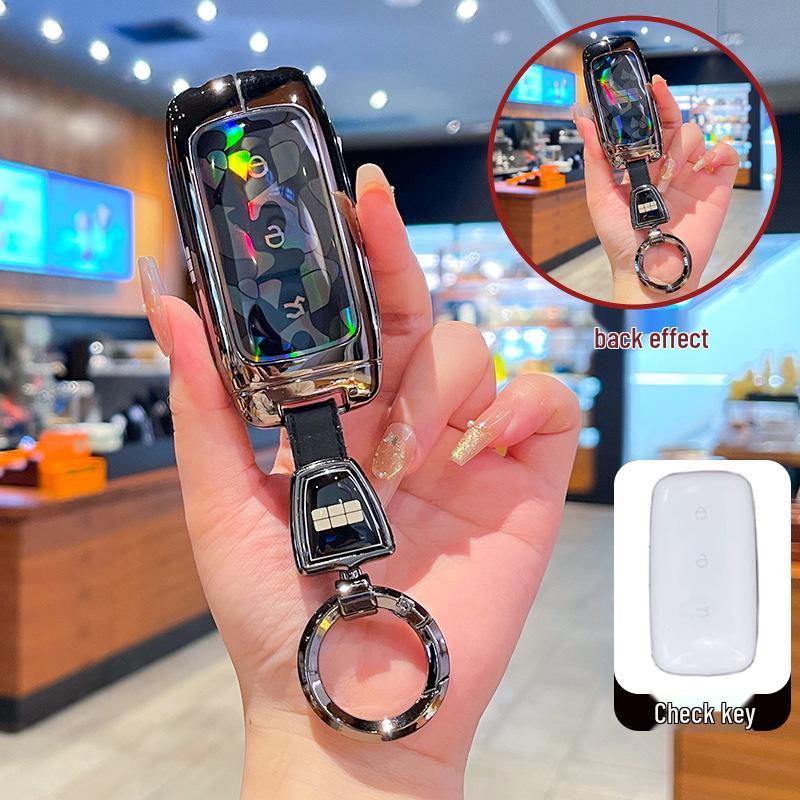 Чехол для ключей Galaxy Starry 8emp: 2025 Geely Explorer Звездный Корабль Издание Все включено Металлическая Пряжка Чехол