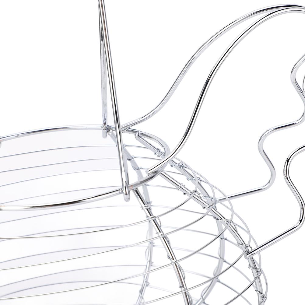 Корзина для фруктов из кованого железа, плетеная корзина для яиц