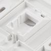 86 Тип Однопортовый RJ45 Настенная Плоская Лицевая Панель Ethernet Сетевая Розетка Панель