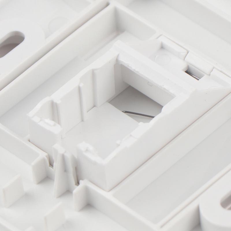 86 Тип Однопортовый RJ45 Настенная Плоская Лицевая Панель Ethernet Сетевая Розетка Панель