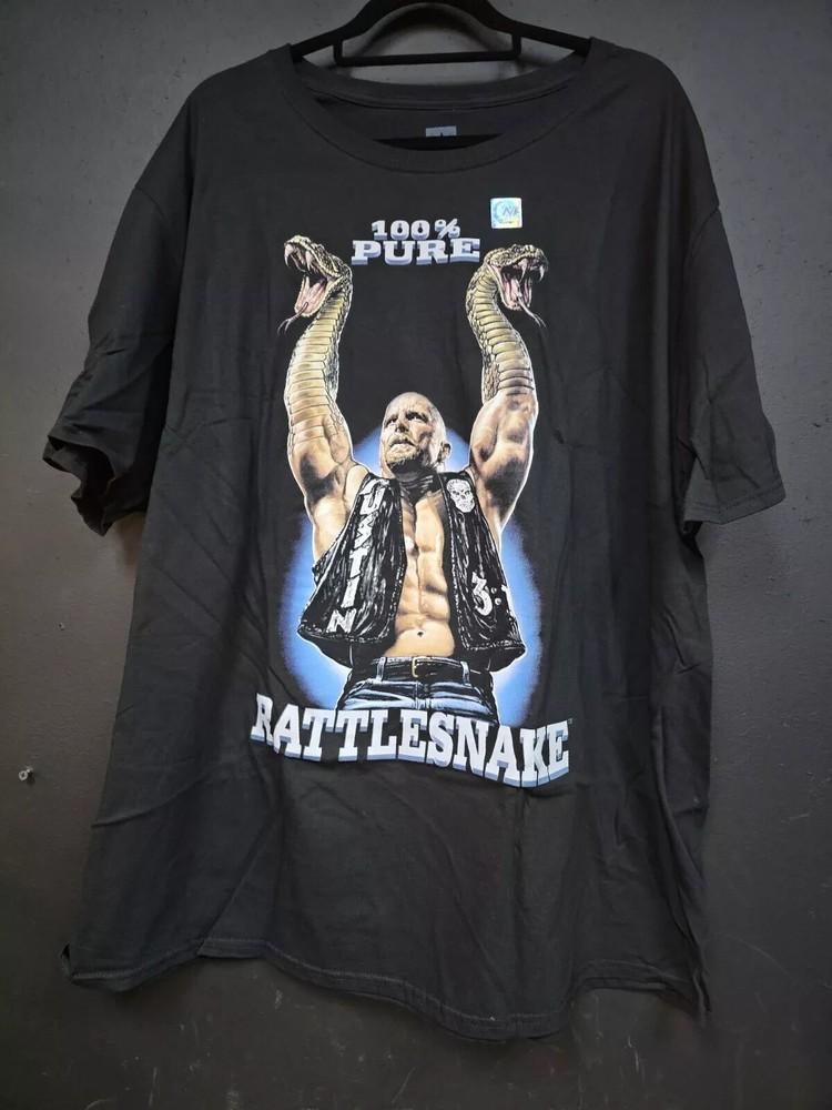 Винтажная футболка в ретро-стиле Stone Cold Steve Austin WWE WWF Новая унисекс футболка