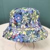 Цветочная шляпа рыбака для мужчин и женщин, модная летняя шляпа от солнца, солнцезащитная шляпа с узором «тай-дай», складная шляпа для бассейна