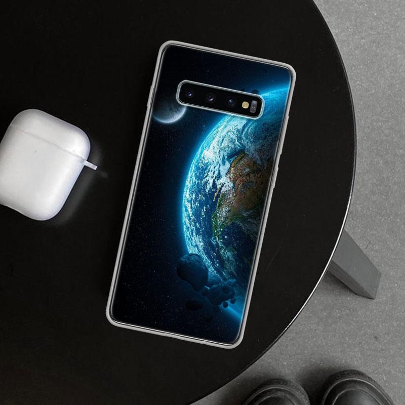 Чехол для телефона Samsung Galaxy S26 S25 Edge S24 S23 Ultra S22 Plus S21 FE S20 + Земные Звезды Космос Арт Индивидуальный Fundas Gal