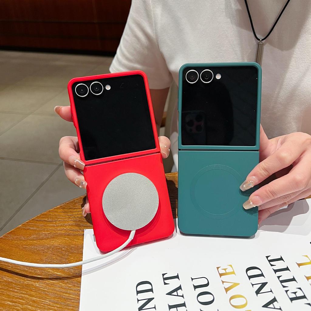 Магнитный складной противоударный чехол для телефона Samsung Z Flip7/6