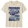 Premium Vintage 1960 66th Birthday Unisexs Unisexs Graphic Tee