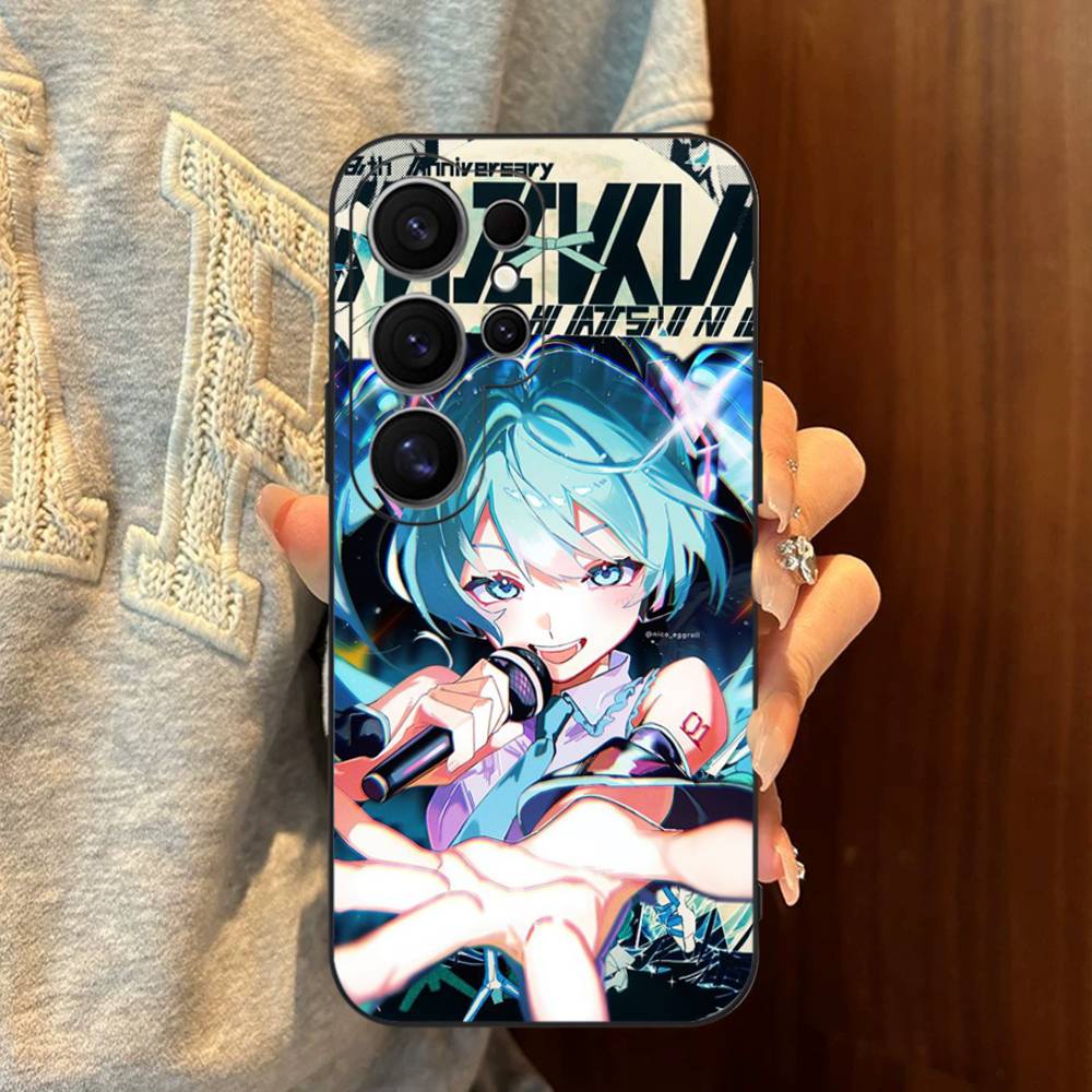 Popular Singer M-MikuS Cute Phone Case For Samsung S 24 fe 25 Ultra plus 20 lite 21 30 22 23 24 22 Ultra 5G Fundas
