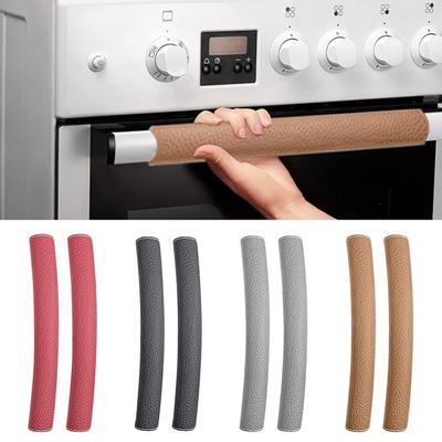 Чехол на ручку двери холодильника из искусственной кожи Чистые чехлы на ремни безопасности автомобиля Пятна Декор Домашнее хозяйство