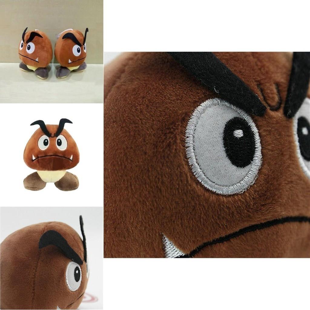 Soft And Huggable 6'' Super Mario Bros. Sad Goomba Plush Doll Toy For Comfort