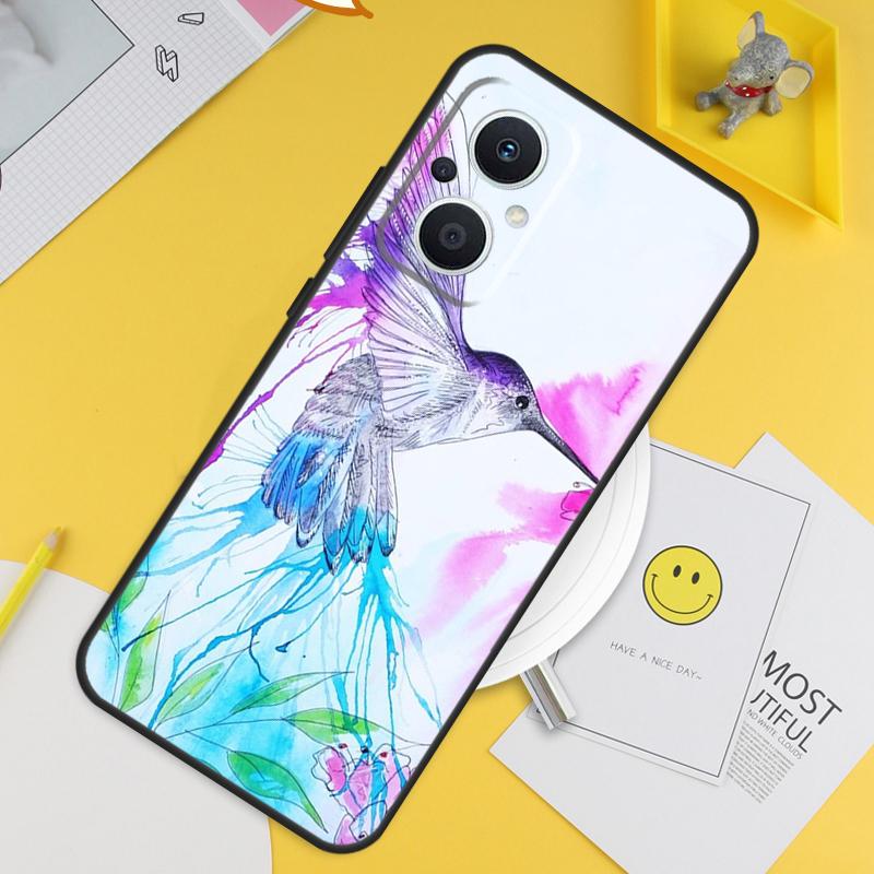 Колибри Для OPPO Reno 13F 11F 12F 14F 10 11 12 13 14 Pro 8T 7 8 Lite OPPO Find X8 X6 X5 X9 Pro Чехол