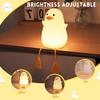Cute Duck Light Soft Duck Light Portable USB Rechargeable Timer with Dimmable Light Very Suitable for Home Bedroom Decoration