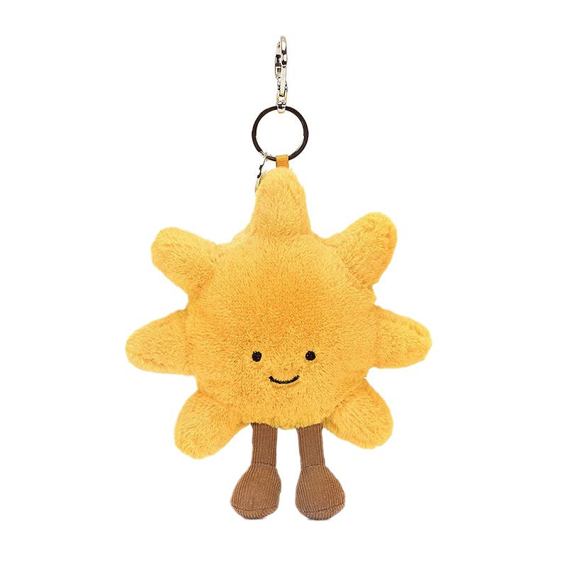 JELLYCAT Серия Забавных Предметов Брелок-Сумка Солнышко Желтая Кукла Плюшевый Подвеска Высота 14 см