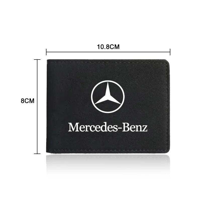 AABIG1 Car ID Holder Driver License Business Card Clip Auto Storage Stickers For Mercedes-Benz C450 C180 C200 C220 C250 C300 C400 W205