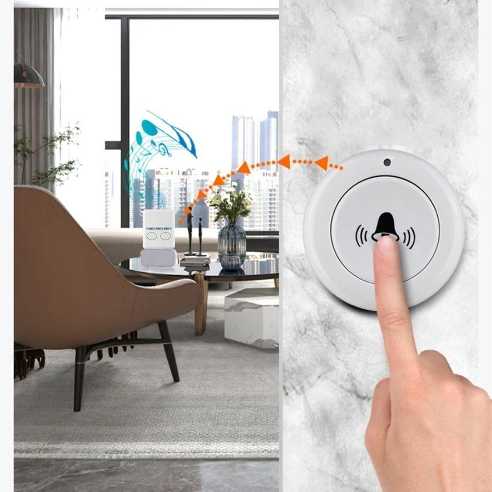 DC 5V умный дверной звонок USB звонок на кровать водонепроницаемый беспроводной дверной звонок приемник