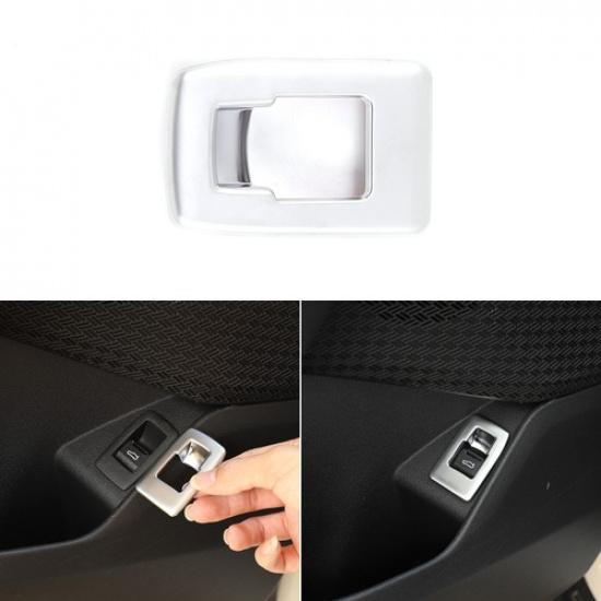 ABS Chrome Car Interior Tailgate Switch Button Trim For BMW X1 U11 -24