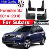 Для Subaru Forester SJ 2014-2018 комплект автомобильных брызговиков брызговики брызговики крыло переднее заднее 2015 2016 2017