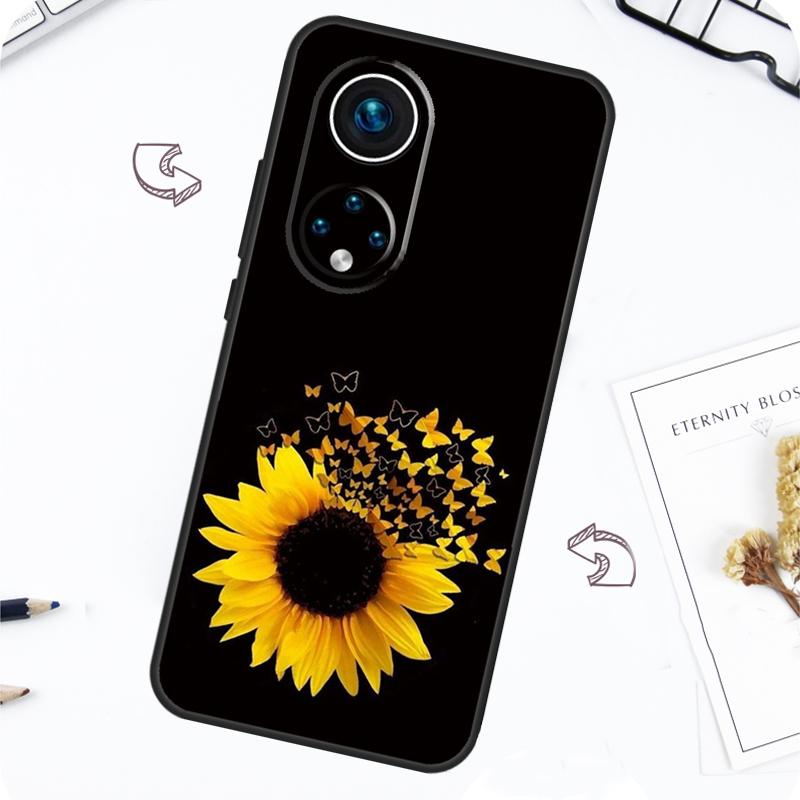 Beauty Yellow Sunflower Case For Honor Magic 5 6 7 Lite Honor 200 Pro X8b X9a X8a X8 X9 X9c X9b 50 70 90 Lite Cover