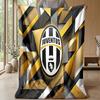 Juventus FC Theme blanket Soft Flannel Blanket Plush Throw Blanket Cozy Sofa Bed Blanket for Home Decor