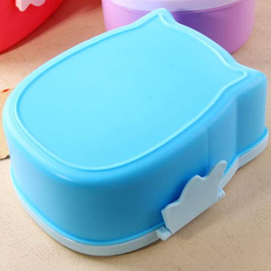 Студенческий детский однослойный контейнер для хранения продуктов с совой, ланч-бокс для бенто