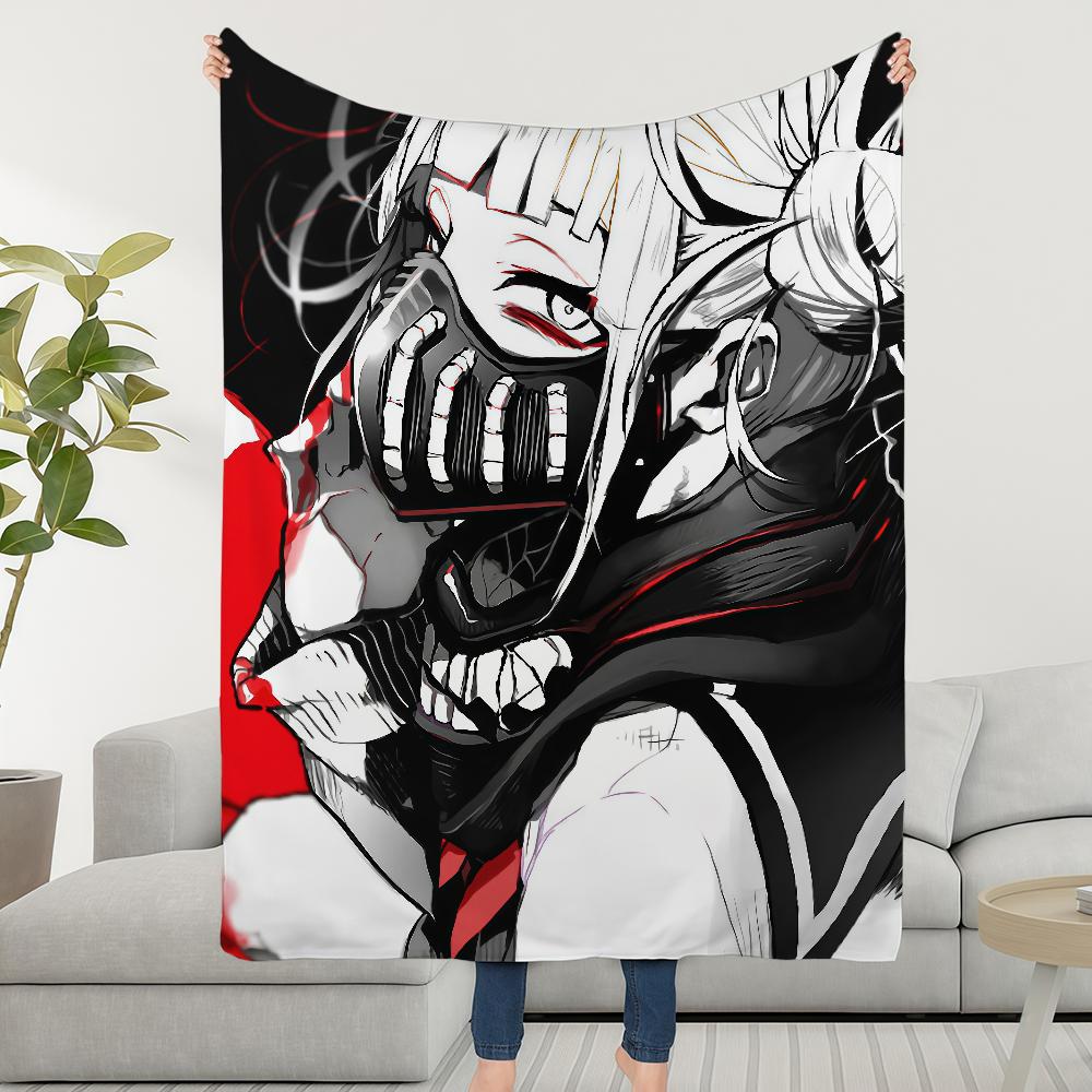 Himiko Blanket My Throw Super Cosy Plush Living Room A-AcademiaS-ES H-HeroS-ES Sofa Couch Toga Childish Birthday Gifts