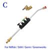 Pressure Washer Jet Lance Spear Nozzle Car Washer Spray Lance Rotating Turbo Nozzle for Nilfisk STIHL Calm Husqvarna Greenworks