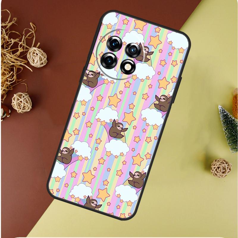 Чехол для телефона Baby Sloth для OnePlus 13 12 11 12R 13R 9 10 Pro 8T 9RT 10T 10R Nord 4 CE 2 3 Lite N20 N30