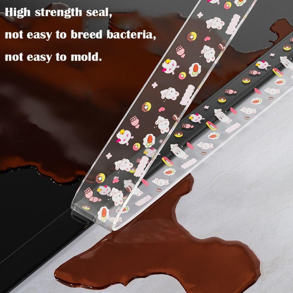 Mildew-proof Caulk Tape Bathroom Tub Toilet Shower Tile Sealer Countertop Wall Corner Kitchen Sealant Strip Household