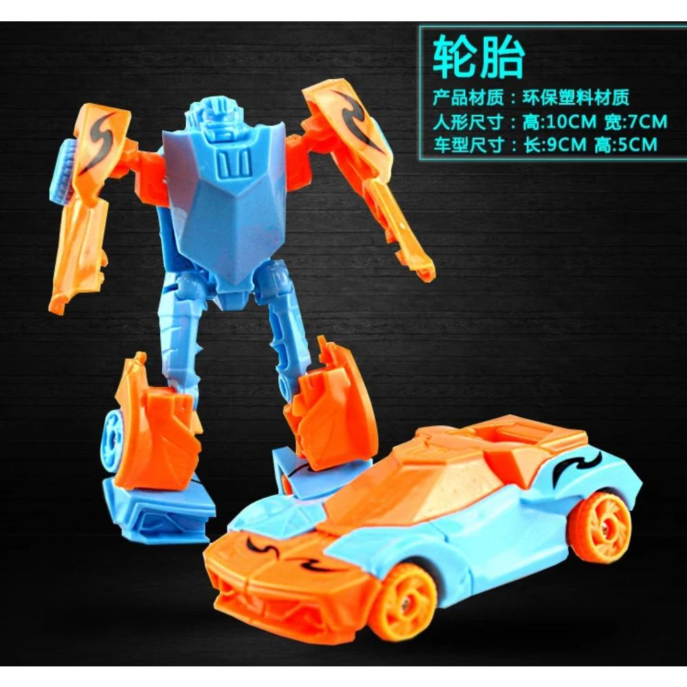 Трансформация Деформация Робот Желтая Машина Совместимая Модель Строительство Детский Блок Хобби Модель Машины Раннее Образование Детская Игрушка