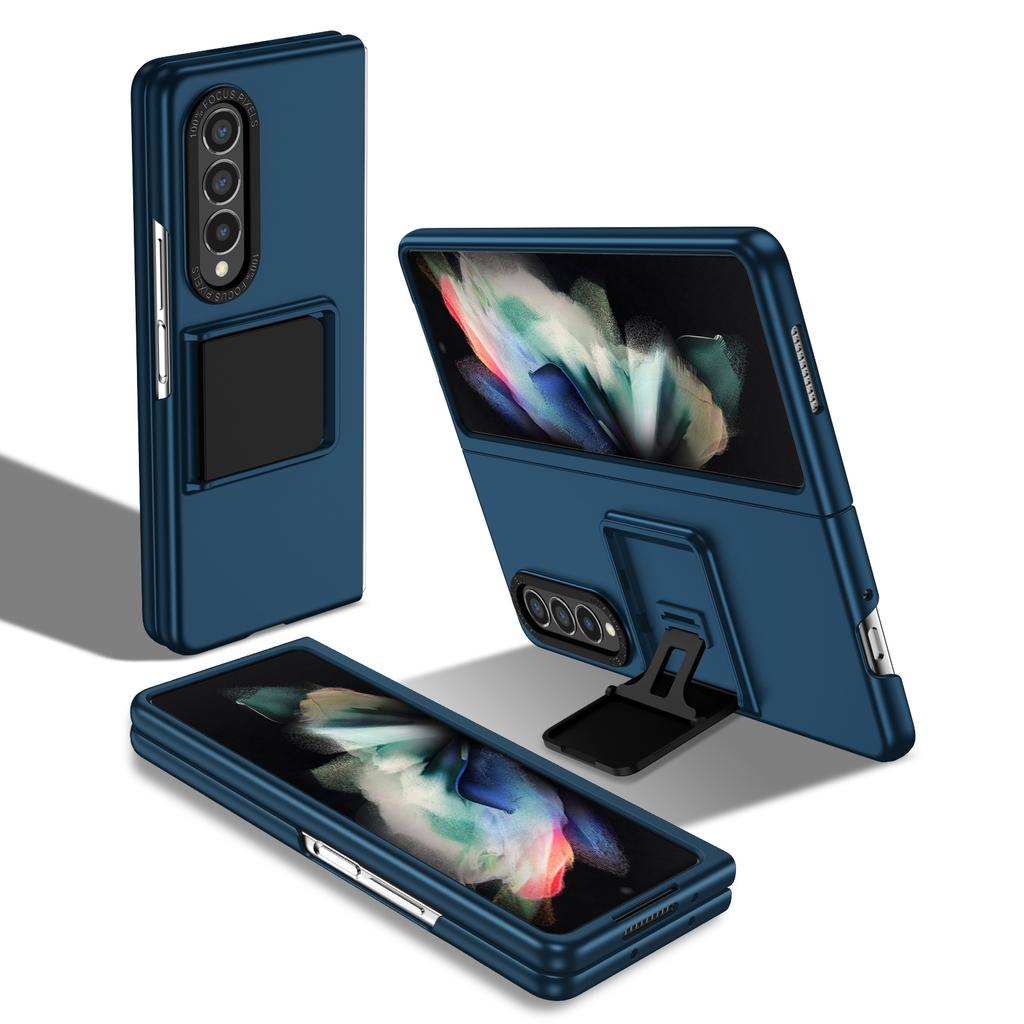 Противоударный складной чехол Zfold4 с подставкой для Samsung Galaxy Z Fold 4 Fold4 Fold3 Fold 3 Zfold3, аксессуары для мобильных телефонов, чехол