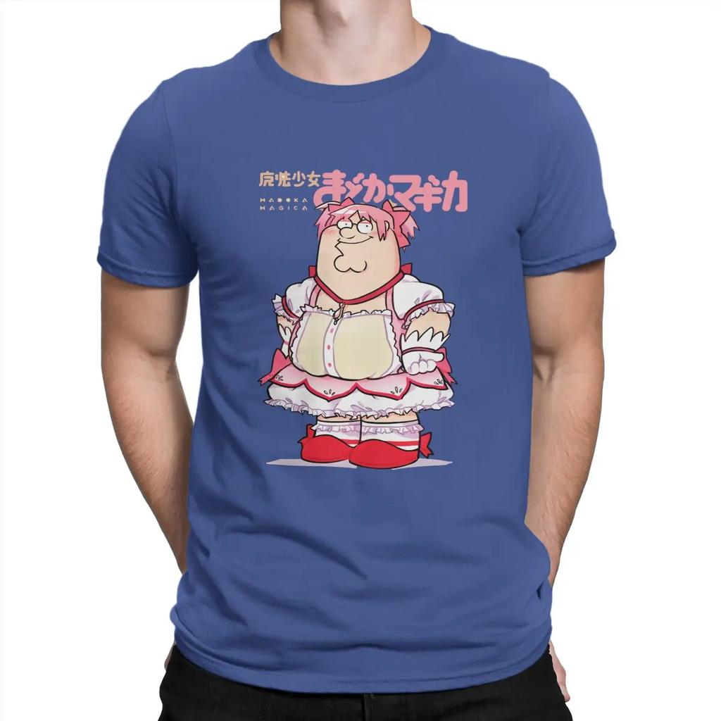 Funny Magical Girl Classic TShirt Puella Magi Madoka Magica Anime Tops 100% Cotton T Shirt Humor High Quality Birthday Gifts