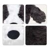 Black and White Puppy Toy, Border Collie Dog Plush Toy | Realistic Black and White Animal Toy | Simulated Stuffed Animal, Cuddly Decor for Kids, Toddl
