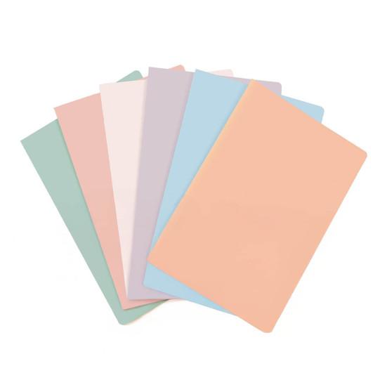 Slot Folders Macaron Color Plastic Double Pocket Heavy-Duty Business Card Slot Organizer Lightweight Sturdy File Folders