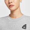 Nike Женская серая спортивная и повседневная толстовка для бега