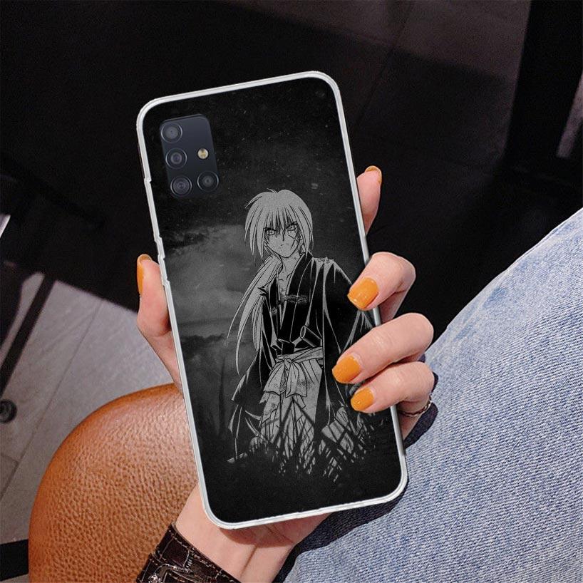 Rurouni Kenshin Anime Phone Case For Samsung Galaxy A52 A32 A22 A12 A51 A31 A50S A30S A20S A10S Note 20 Ultra 10 Plus S10 A72 A7