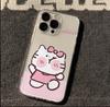 Бутылочка-чехол Hello Kitty подходит для чехла мобильного телефона Apple 15PROMAX iPhone14 новый 13 противоударный 12 мягкий чехол 11