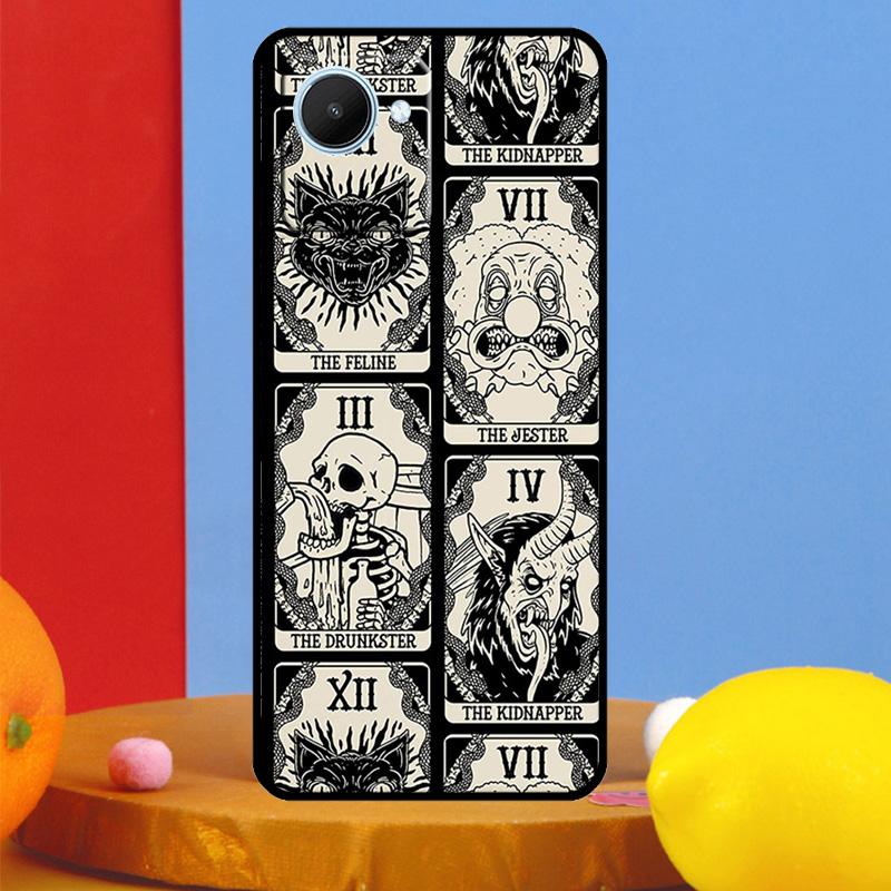 Occult Witchcraft Moon Gothic Witch For Realme C55 C53 C67 C51 C35 C33 C31 C30 C25s C21Y GT Neo 6 5 9 10 11 12 Pro Plus Case