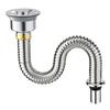 Water Hose Kitchen Sink Drain Pipe Anti-odor Drain Tubing Pipe Durable Sewer Drainer Universal
