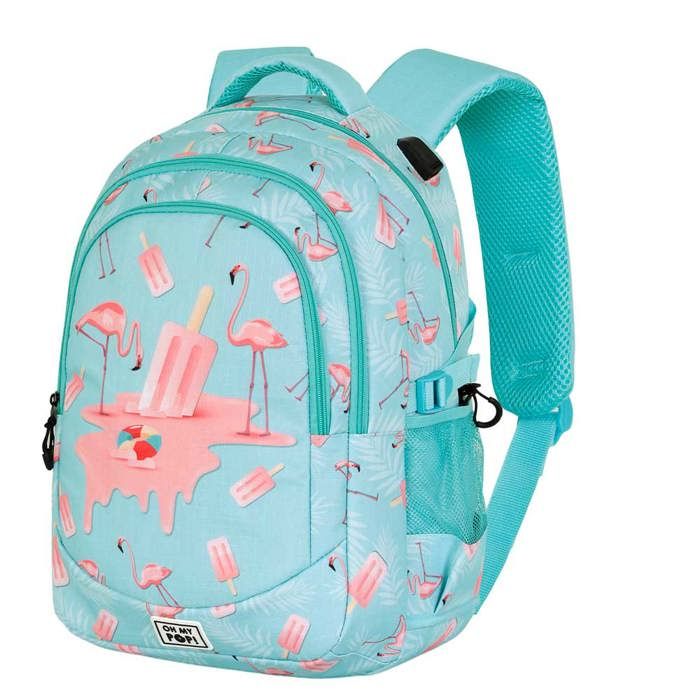 Running Backpack PLUS - Oh My Pop! Ice Flamingo - Turquoise - One Size