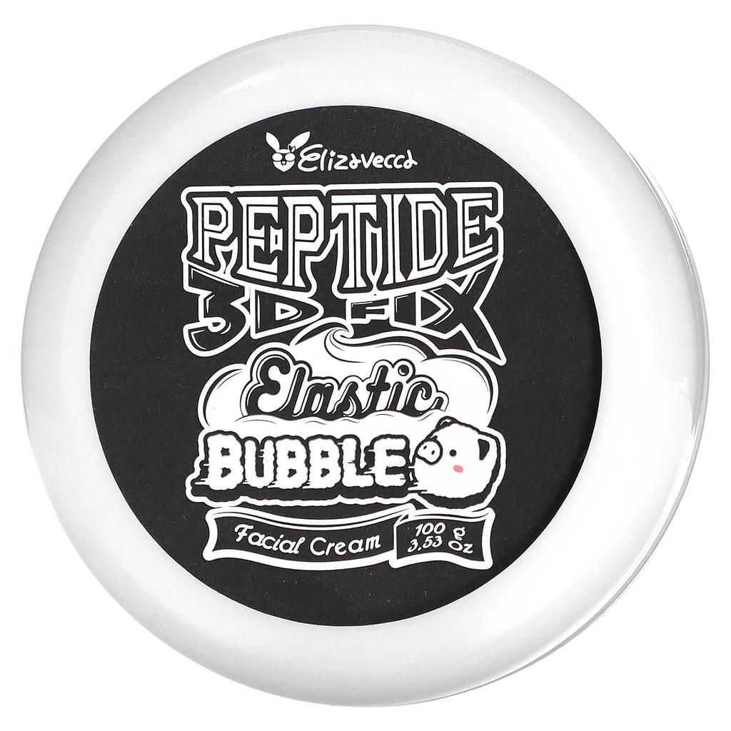 Elizavecca, Peptide 3D Fix Elastic Bubble Facial Cream, 3,53 унции (100 г)
