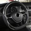 D-образный чехол на руль из кожи + углеродного волокна для VW GOLF 7 2015 POLO JATTA Suzuki Swift Nissan Rogue 2017 2018