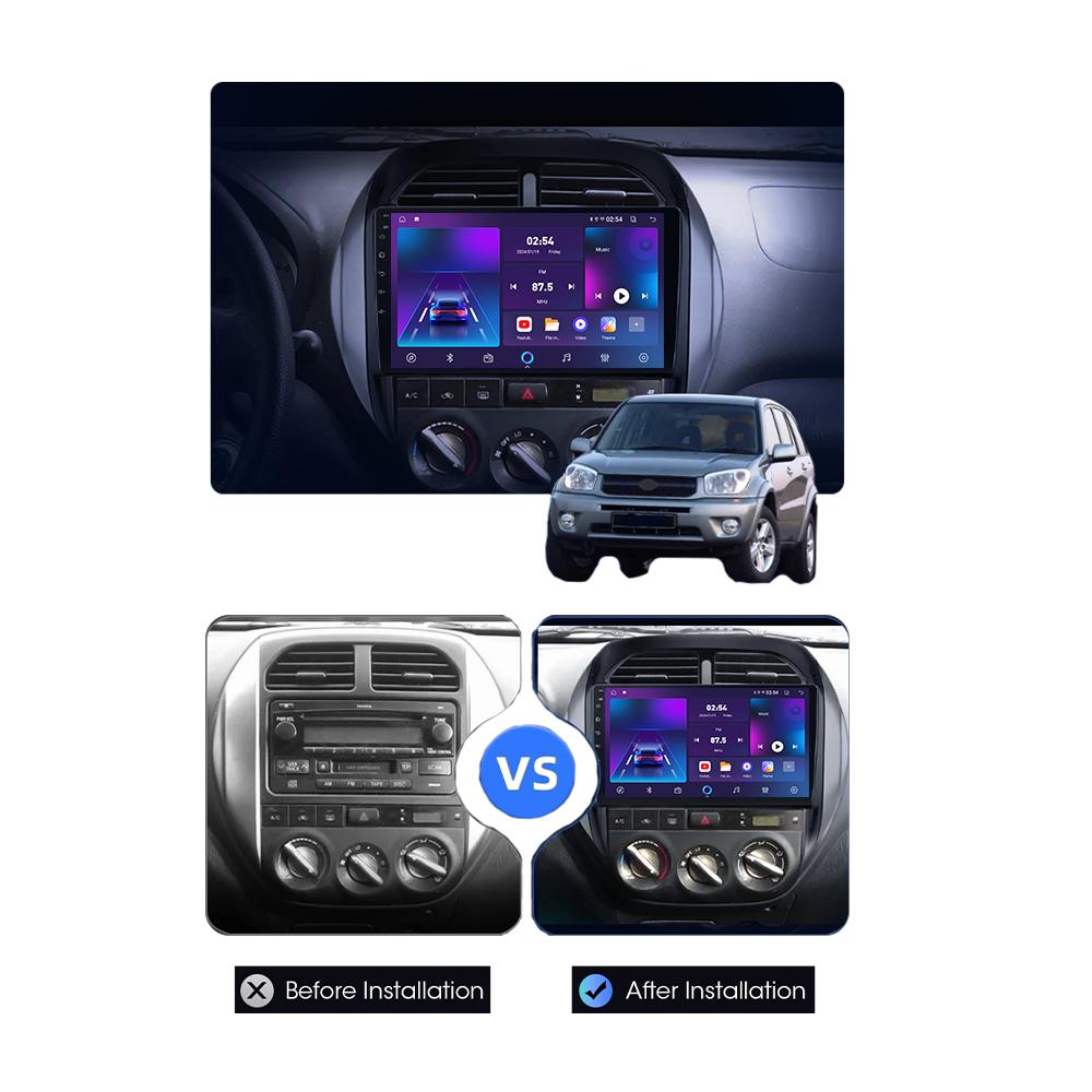 Android Car Radio For Toyota RAV4 2003-2005 Multimedia Player Head Unit Stereo GPS Navigation BT WIFI 1+16GB
