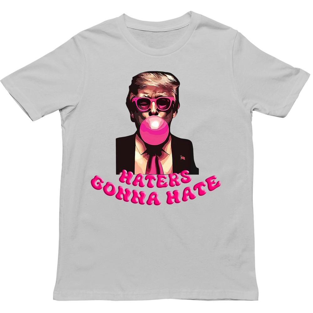 Funny Haters Gonna Hate T Shirtcool Bubble Gum Meme Unisex Teeretro Art Tee