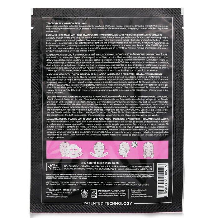 TEAOLOGY Peach Tea Hyaluronic Face and Neck Mask