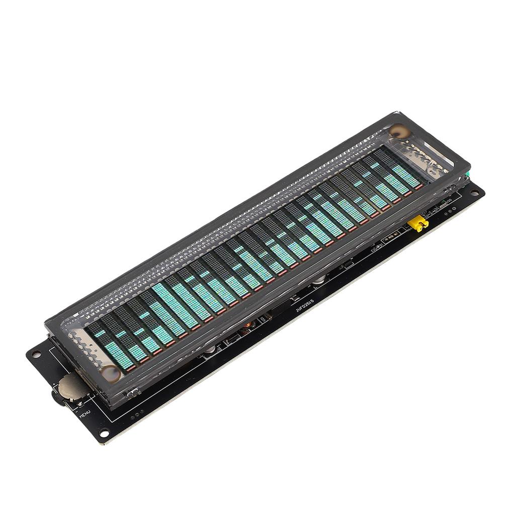 Sound Spectrum Analyzer 32Hz-20KHz High Resolution Adjustable Bringhtness Transparent Shell VFD LED 