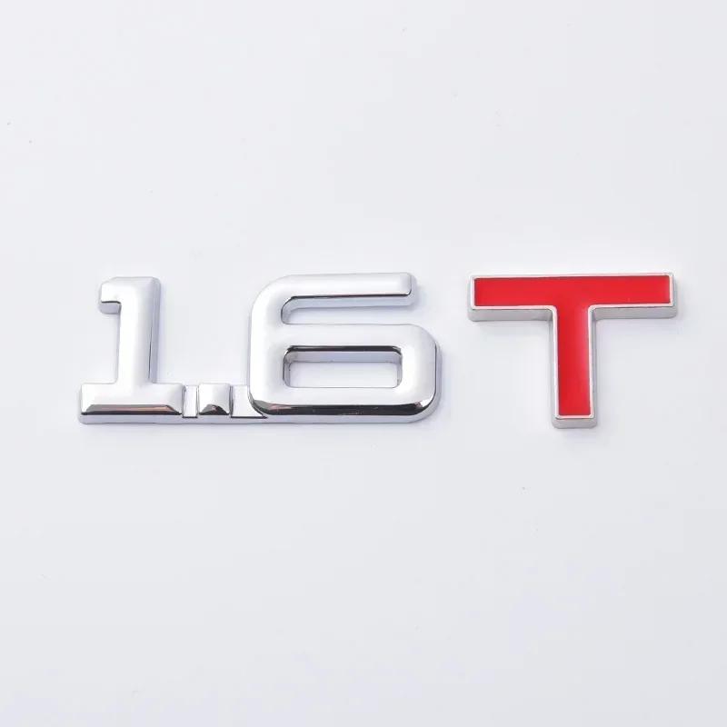 3D Металлическая 1.5T 1.6T 1.8T 2.0T 2.2T 2.4T 2.5T 2.8T 3.0T Наклейка на Автомобиль Шильдик Значок Наклейка Для Mazda KIA Renault TOYOTA BMW Ford Focus