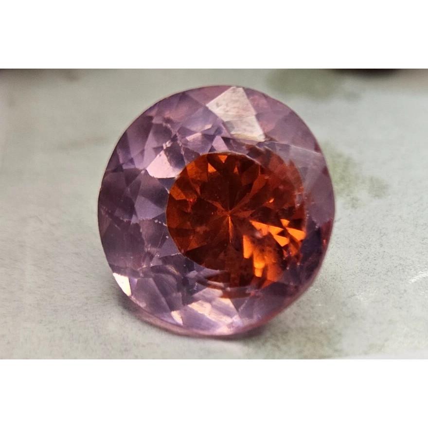 Beautiful Bi-Color Pitambari Sapphire 17-18 Ct Round Cut Certified Gemstone